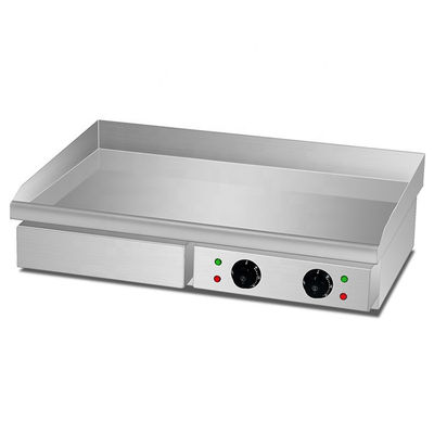Zwei-Temperatur-Regler-Knöpfe Elektrische Flachplattengrill für Restaurantküche