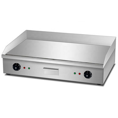 Elektrische Schreibtischplatte Flat Griddle Plate Silber Weiß 35 kg Doppeltemperatur-Steuerung