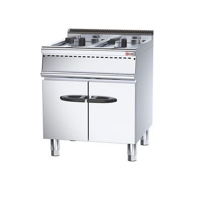 Restaurants Küchengeräte 800*900* 850 70 mm Gewerblicher Gas-Tiefbrater mit Schrank