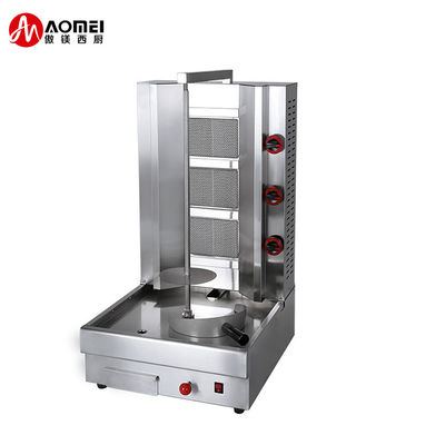 Tischkuchen Doner Kebab Gas Hühner Shawarma Maschine mit hoher Produktivität