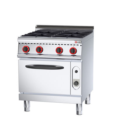 Multifunktionskochen 700 Serie 4 Brenner Gas Stehkocher mit Ofen