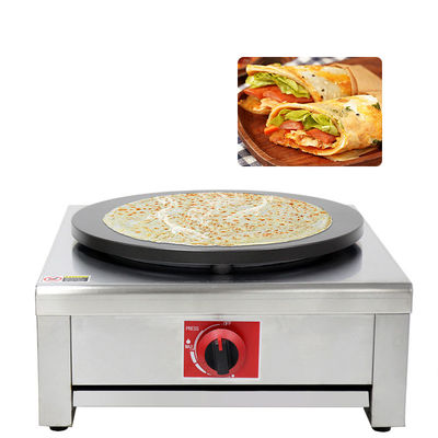 400 mm Durchmesser Edelstahl Gas-Pancake Crepe Maker für Ihr Restaurant