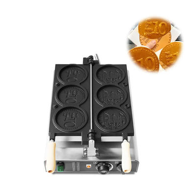 Gleichförmige Waffelmühle mit Rundform für Snack-Equipment 345x610x190mm