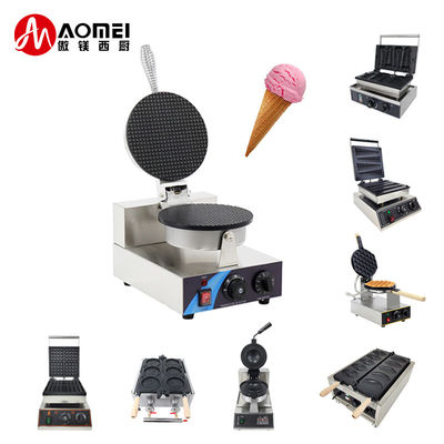 Elektrische Waffelmaschine für Snackbar nicht klebrige Platte Lebensmittelgetränk 250*350*250mm