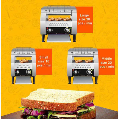 2200W Leistung Elektrischer Brotroster für Restaurant Frühstück 2 Scheiben N/W 14Kg