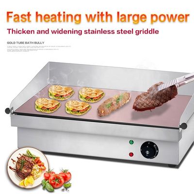 Ausrüstung für Restaurants Küche Außenplatten elektrische Grills für perfekte Hamburger