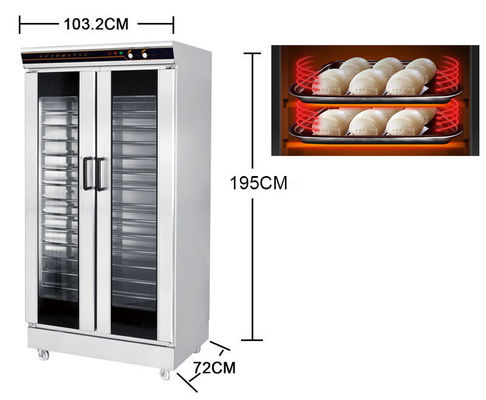 Präzise Temperatur-Multifunktionelle 32-Träger Brot-Proofer für Teigfermentation