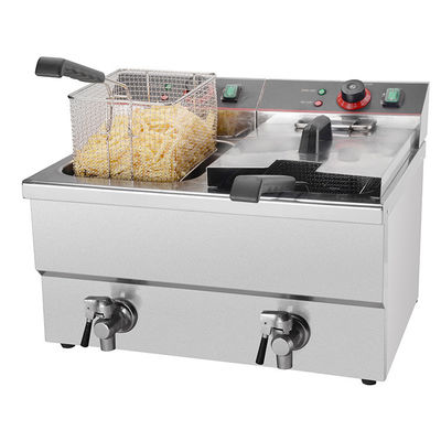Gewerbliche elektrische Tieffrittern Druckfrittierer Produkt Außengröße 545x415x285mm