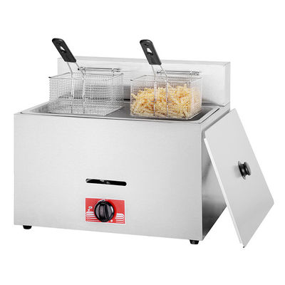 Gewerbliche elektrische Tieffrittern Druckfrittierer Produkt Außengröße 545x415x285mm