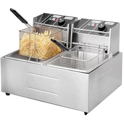 Lebensmittelgeschäft Industrieelektrische Öl-Tiefbraten-Maschine Frittiermaschine für Pommes