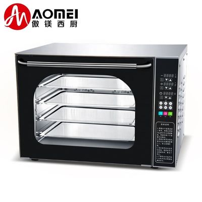 Edelstahl-Digitalglas-Konvektionsofen für die Bäckerei-Brotproduktion