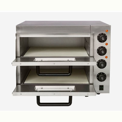 Elektrischer/kommerzieller Pizzaofen mit Stein und mechanischer Timersteuerung