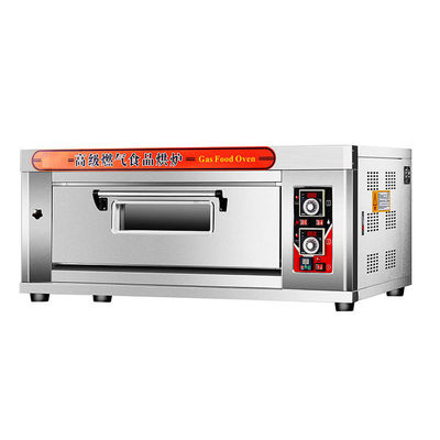 AO-20Q-Modell Eindeck-Gasbackofen für die Philippinen-Bäckerei bei 1330x840x600mm