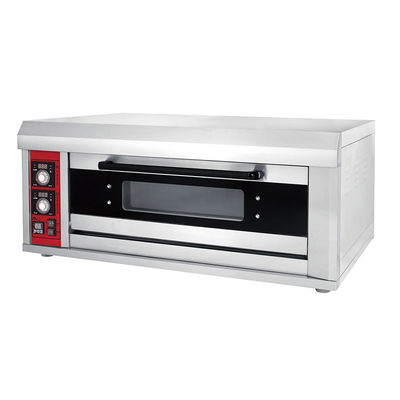 1 Schicht 1 Deck 2 Tray Kleines Bäckerei Brot Einzeldeck Backöfen 1220X820X530mm Größe