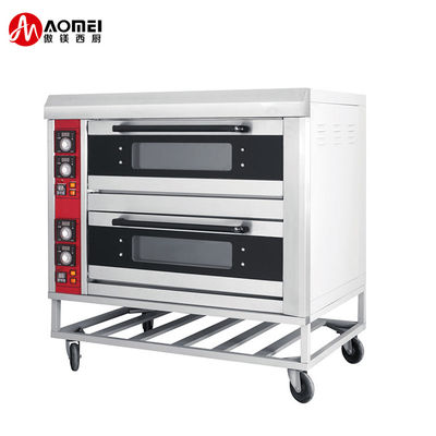 1 Schicht 1 Deck 2 Tray Kleines Bäckerei Brot Einzeldeck Backöfen 1220X820X530mm Größe