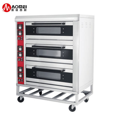 1 Schicht 1 Deck 2 Tray Kleines Bäckerei Brot Einzeldeck Backöfen 1220X820X530mm Größe