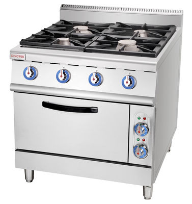 Portable Gas Range Kocher mit 4 Brenner Herd und multifunktionale Edelstahl-Ofen