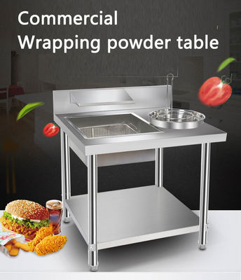 800/1000x700x800mm Gewerblicher Küchenbrottisch für schnelle und mühelose Verpackung