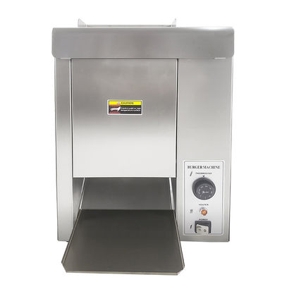 1600W elektrischer Förderband Toaster für Hamburgerbrot in der kommerziellen Lebensmittelindustrie