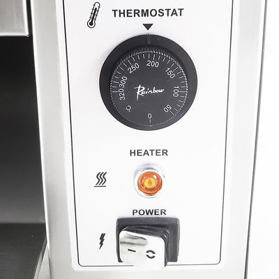 1600W elektrischer Förderband Toaster für Hamburgerbrot in der kommerziellen Lebensmittelindustrie