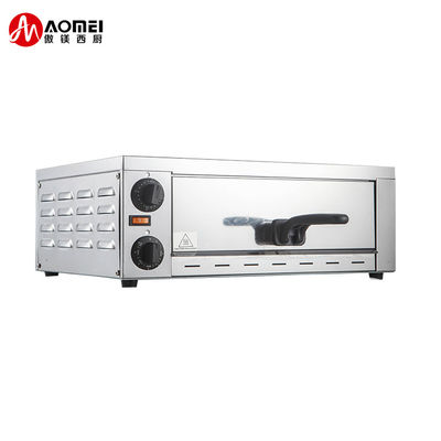 Gewerbliche Küche Edelstahl elektrischer Pizzaofen mit Snackpan 220V 1200W