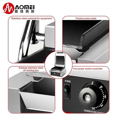 Elektrische Panini-Grill mit auswechselbaren Sandwichplatten
