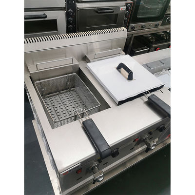 Commercial Electric 18L Doppeltanker Splitter-Tieftreibgeräte mit Ölabflussventil