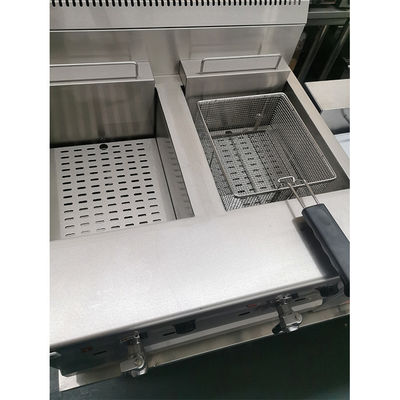 Commercial Electric 18L Doppeltanker Splitter-Tieftreibgeräte mit Ölabflussventil