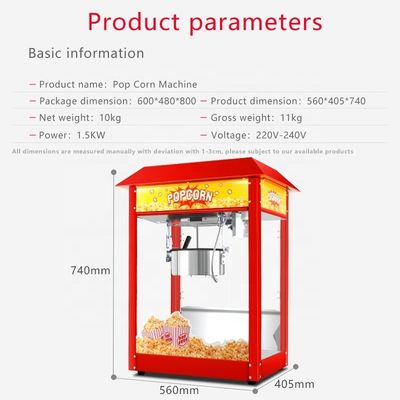 Nichtklebende Topf-Kommerzielle elektrische Popcorn-Machmaschine mit App-gesteuerter Funktion