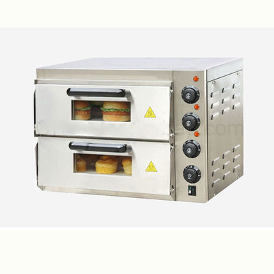 Elektrischer kommerzieller Pizzaofen mit Pizza Stein Temperatur 50-350°C Kapazität 30 KG