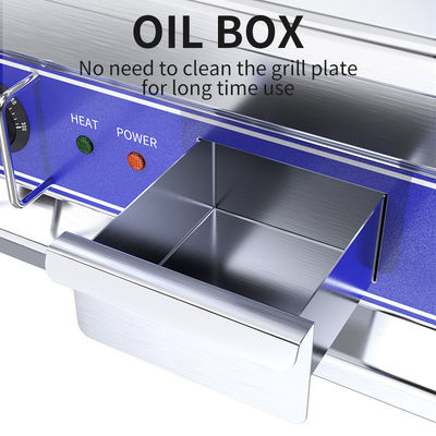 PTFE-Nonstick-Material elektrische Grill für die Küche des Geschäftsrestaurants