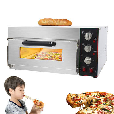Elektrische Back-Brot-Pizza-Kuchen-Ofen mit Pizza-Stein und Timer 585x480x300mm