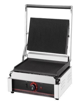 Leistungsstarker elektrischer Burgergrill mit dicker Gusseisenoberfläche