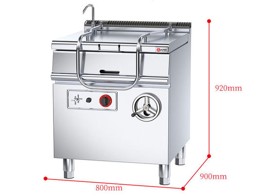 180 KG Edelstahl kommerzielle elektrische Neigung Braising Pan für vielseitiges Kochen