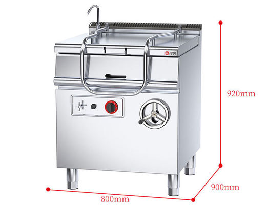 Multifunktionsgasanlage aus Edelstahl 80L für kommerzielle Restaurants/Küchen