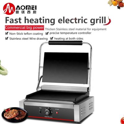 220V All-Flat-Elektrische Grill-Maschine mit Heizungselementen Teile Sandwich Kontakt Grill 19kg