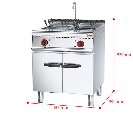 Küche Elektrische Nudeln Kochmaschine mit Schrank für die kommerzielle Pasta-Kocherei 18KW