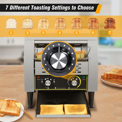 220V elektrischer Förderroaster für Snacks Maschine Bäcken gleichmäßig extra breite Schlitzbrot schneiden
