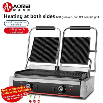 Teile für gewerbliche elektrische Grills mit klebstofffreier Kochfläche und 220-Volt-Stromversorgung