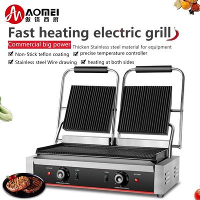 Teile für gewerbliche elektrische Grills mit klebstofffreier Kochfläche und 220-Volt-Stromversorgung
