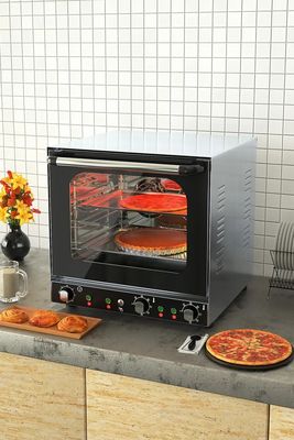 Bequeme und leistungsstarke elektrische kommerzielle Konvektionsroaster mit Dampffunktion