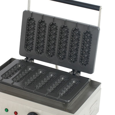 220V-240V Spannung Hot Dog Lolly Waffle Maker Maschine für nicht klebrige Mais Crispy Siamese