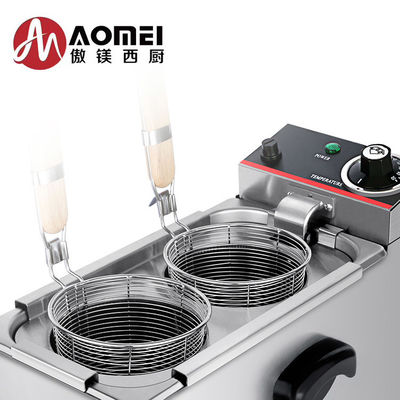 1 Behälter 4 Körbe Elektrische Nudelnkochermaschine für das Schnellkochen in kommerziellen Küchen