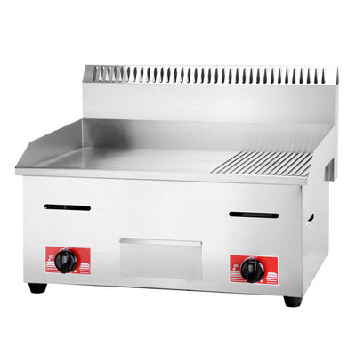 11.5kW Schutzgehäuse Edelstahl Gasburger Grill mit 1/3 gegrabener Arbeitsplatte
