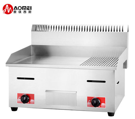 11.5kW Schutzgehäuse Edelstahl Gasburger Grill mit 1/3 gegrabener Arbeitsplatte