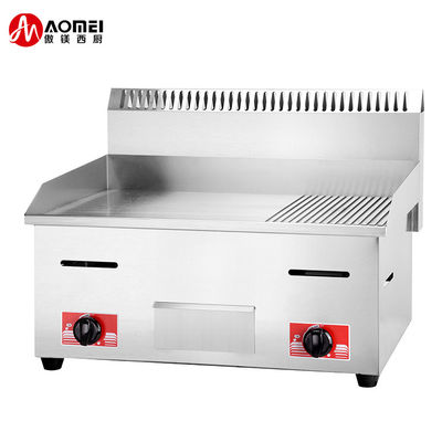 11.5kW Schutzgehäuse Edelstahl Gasburger Grill mit 1/3 gegrabener Arbeitsplatte