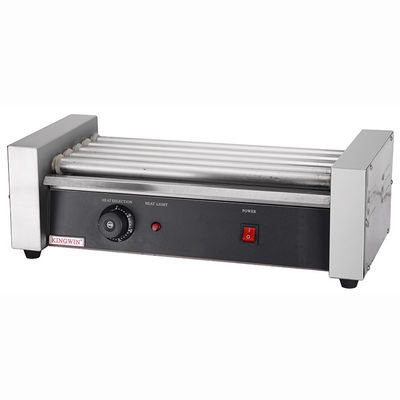 550x250x180mm Erweiterte kommerzielle CE-Zertifikat 5 Rollen Hot Dog Grill