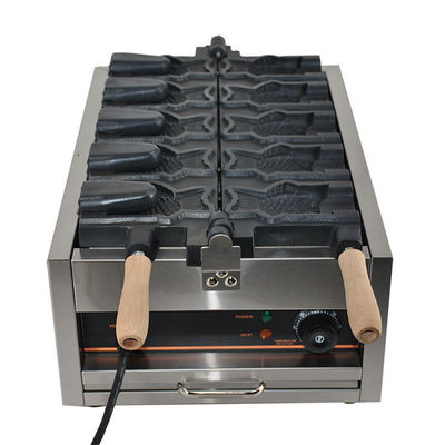 5 Fischkegel Kapazität Elektrofischform Waffel Eisen Taiyaki Maschine für Eiscreme Kegel
