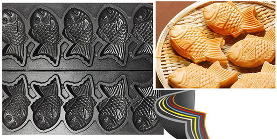 Portable Automatic Waffle Maker AO-1101A Edelstahl Elektrische Grill Bäckerei Maschine