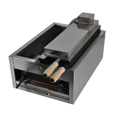 220V automatischer elektrischer Fisch-förmiger Taiyaki-Waffelfabrik mit 6 Waffelfilmen